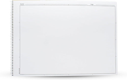Bloc de dibujo A4 con margen