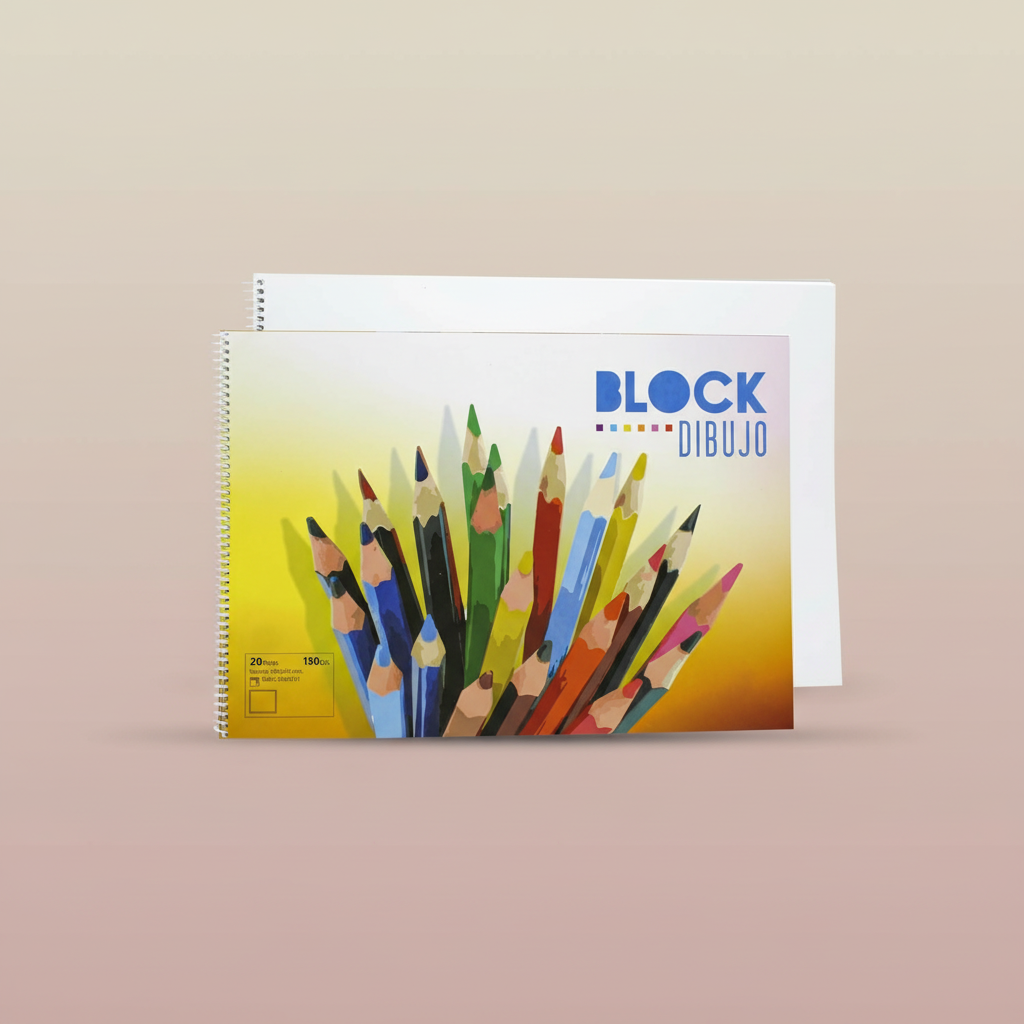 Block de dibujo, foto ecommerce