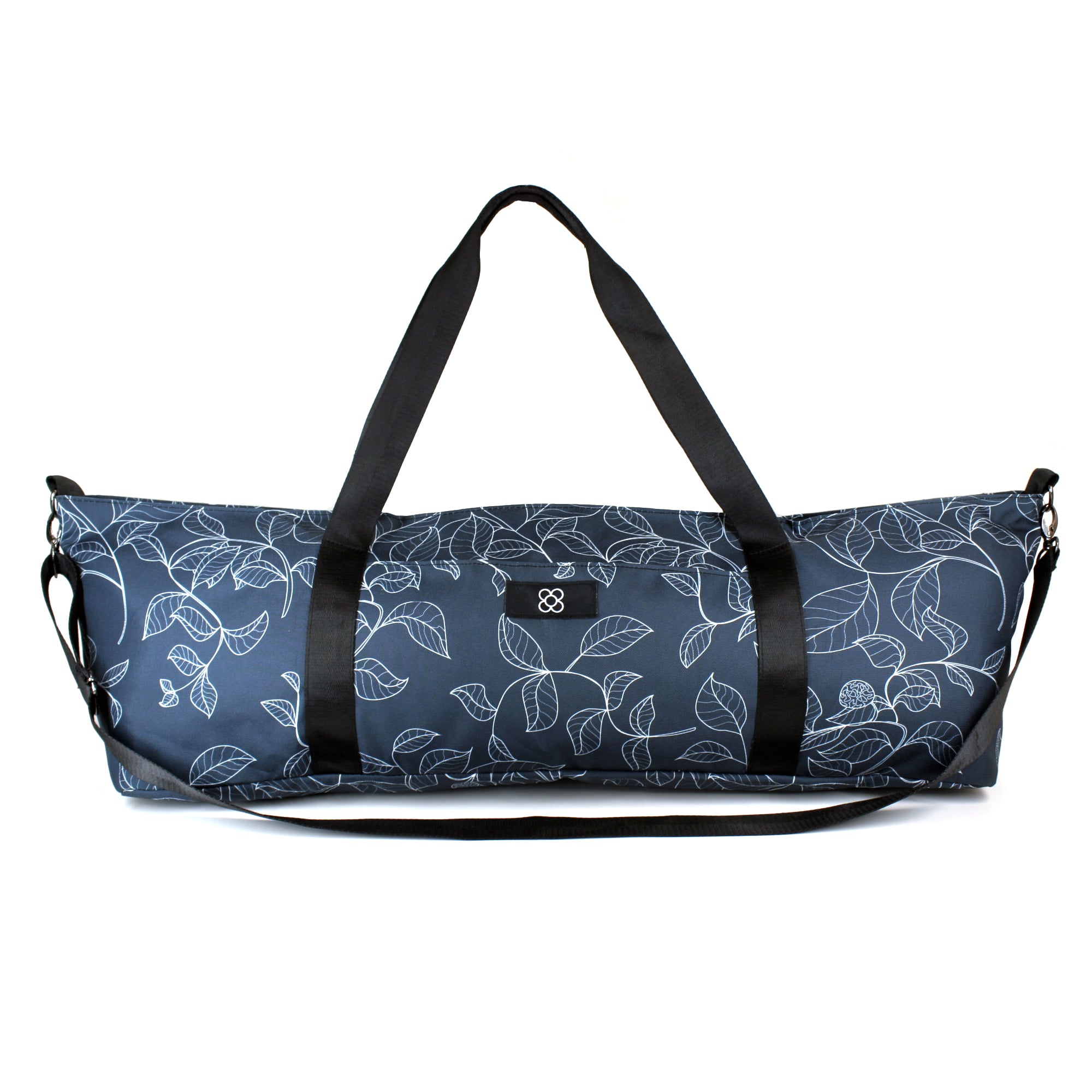 Bolsa de yoga Doja Hobbies con estampado de flores, azul. 