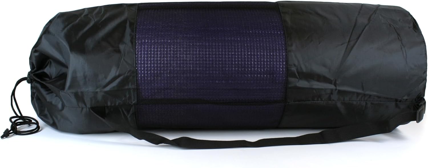 Bolsa de yoga negra con tranparencia central de Doja Hobbies 