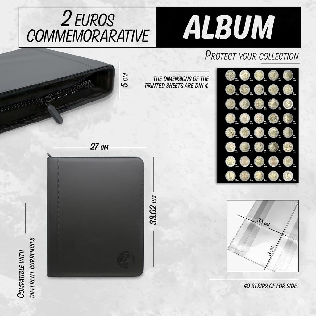 Álbum para monedas de 2€