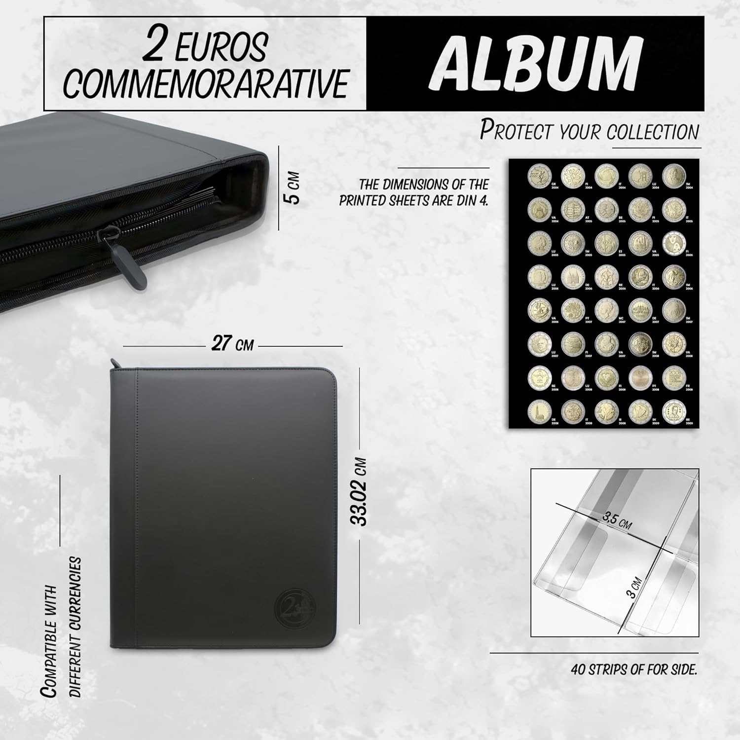 Álbum para monedas de 2€