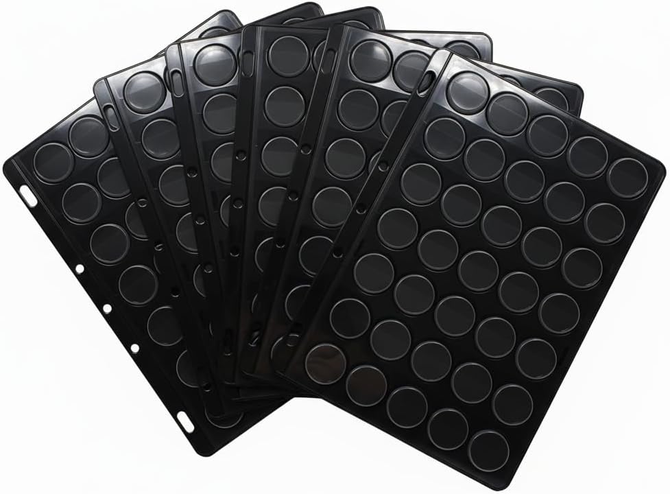 Hojas para álbum de chapas